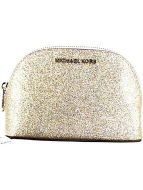 Michael Kors Small Glitter Cosmetic Bag